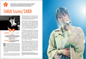 ZARD, photo sous la propriété de 108 étoiles du Japon