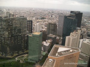Nishi Shinjuku - Vue de l'observatoire du Tokyo Metropolitan Tower