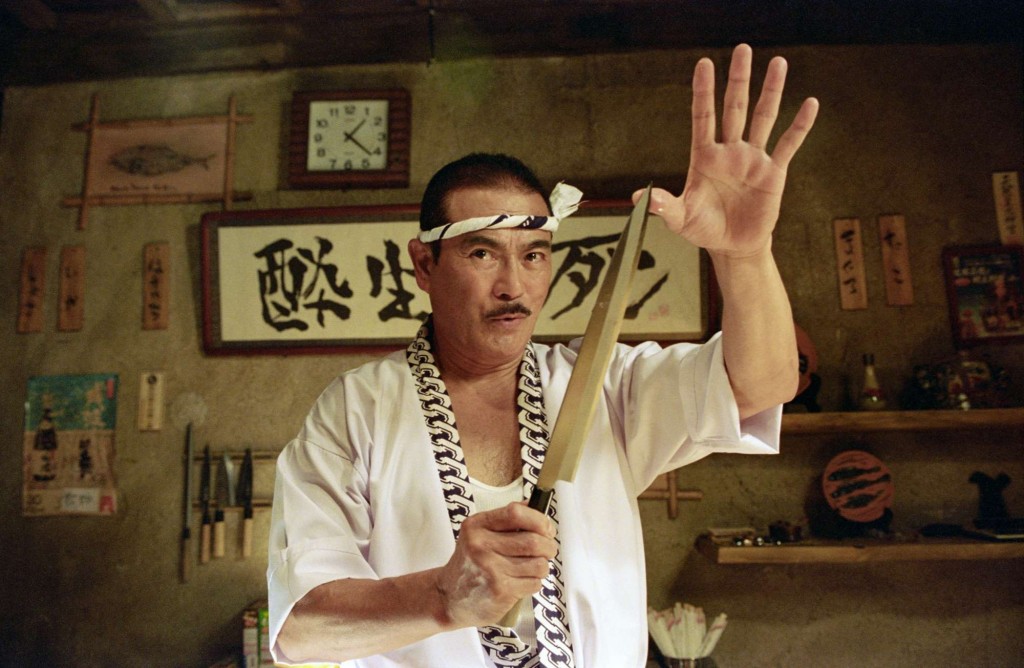 Sonny CHIBA reprend son rôle de Hattori HANZO pour Quentin TARANTINO dans Kill Bill.