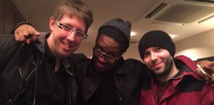 L'équipe de Canon Buster : Thomas Romain, LeSean Thomas et Yann Le Gall © Twitter de Thomas Romain