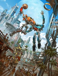 Basquash! © Shoji Kawamori / Thomas Romain / Satelight / Basquash! production committee / MBS