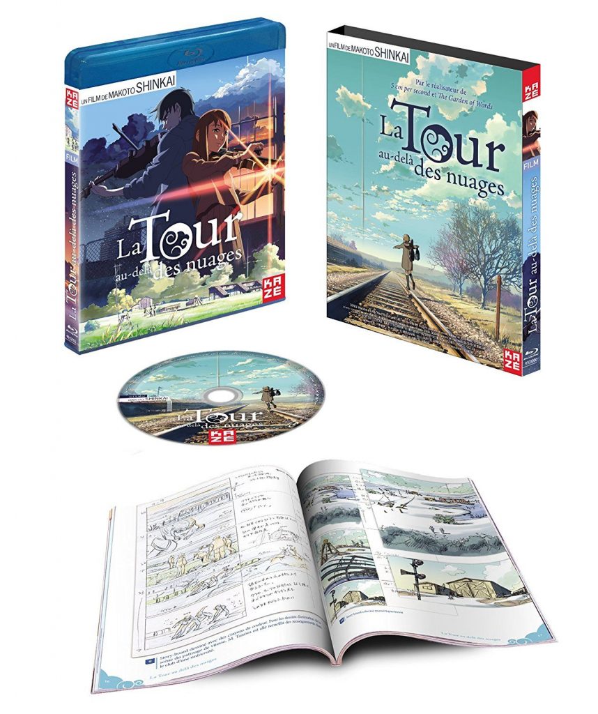 La Tour au-dela des nuages Makoto Shinkai Blu Ray