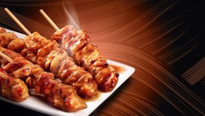 Yakitori disponible au rayon surgelé chez Carrefour par Ahinomoto
