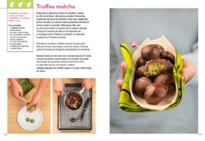 Pâtisseries japonaises - Laure Kié : page intérieure truffes matcha