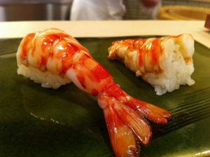 kuruma ebi sushi