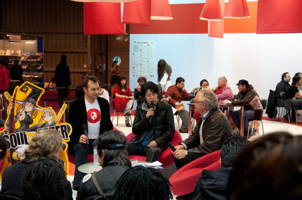 Conférence publique de Soul Eater au Salon du livre de Paris en 2009 - Photo Julien Tartarin pour ©journaldujapon.com