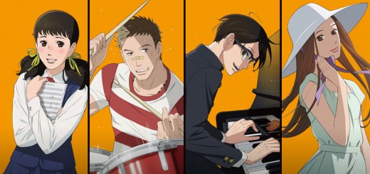 Les 4 personnages de kids on the slope