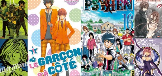 Selection manga avril