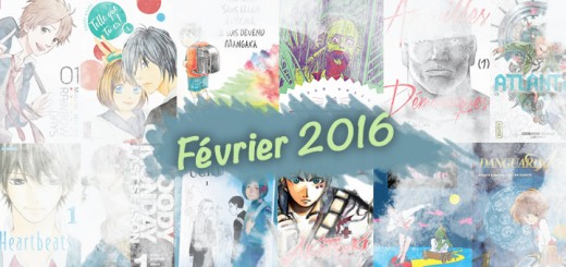 Nouveautés manga février 2016