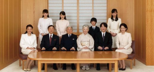 2017 Photo de bonne année de la famille impériale