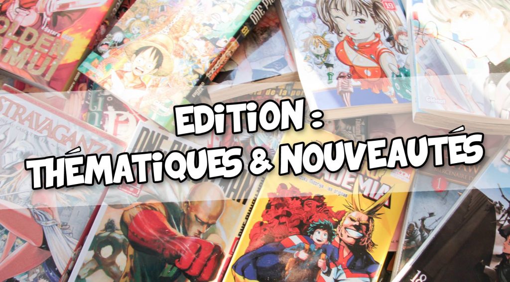 Edition de manga en 2016