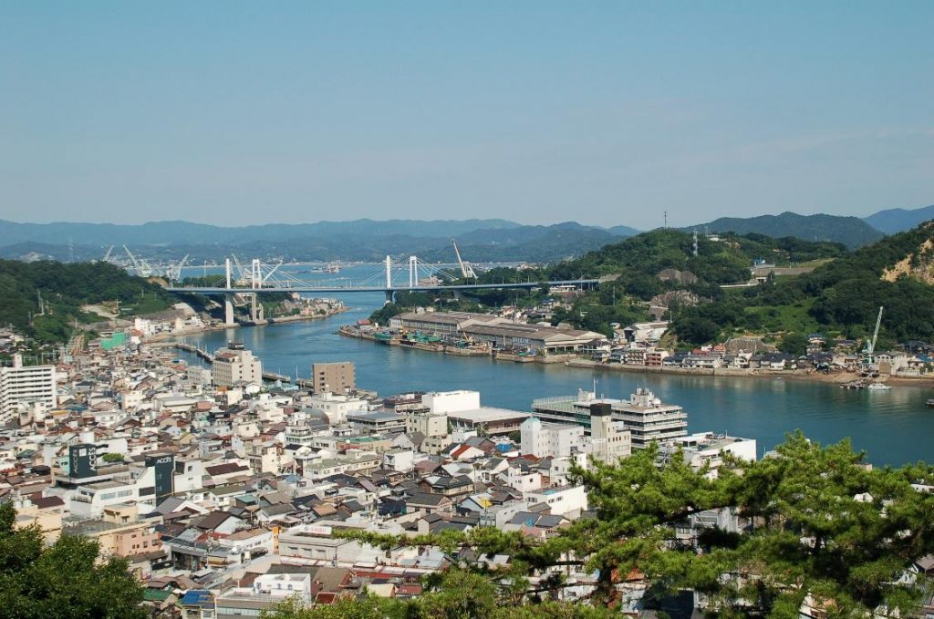 Vue d'Onomich. Crédits: Fujihostel Onomichi