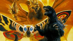 Godzilla, Motrha and King Ghidorah Giant Monster All-out attack