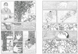 L'homme qui marche de Jirô Taniguchi : pages intérieures