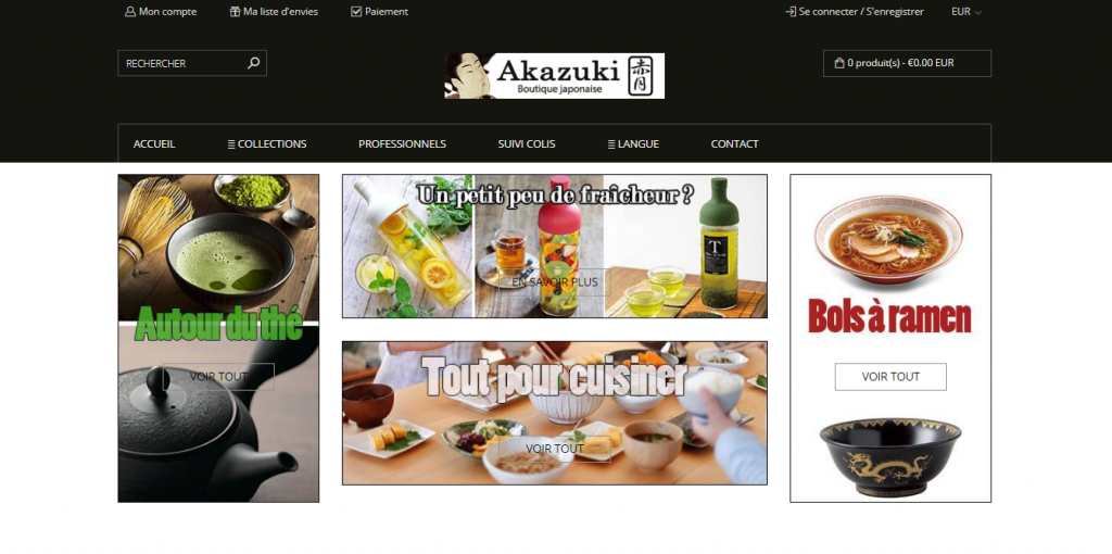 Site web Akazuki