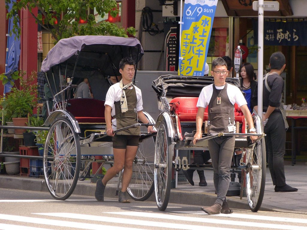 Balade en pousse-pousse dans le vieux Kyoto