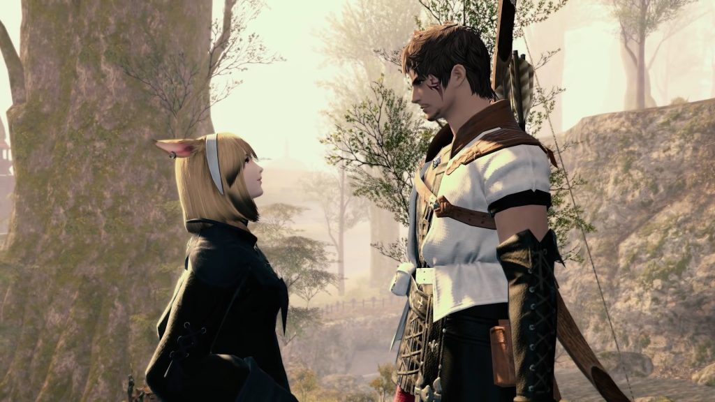 A gauche, le fils, à droite, le père - Final Fantasy XIV