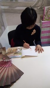 Chiaki OKADA en dédicace @Journal du Japon