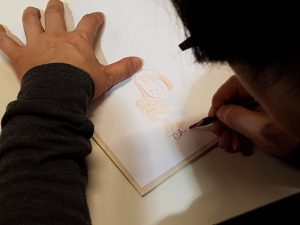 Chiaki OKADA en dédicace @Journal du Japon