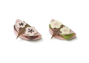 Les Sakura Mochi confectionnés lors du salon du chocolat de Paris 2017 © Mary's Co.,Ltd