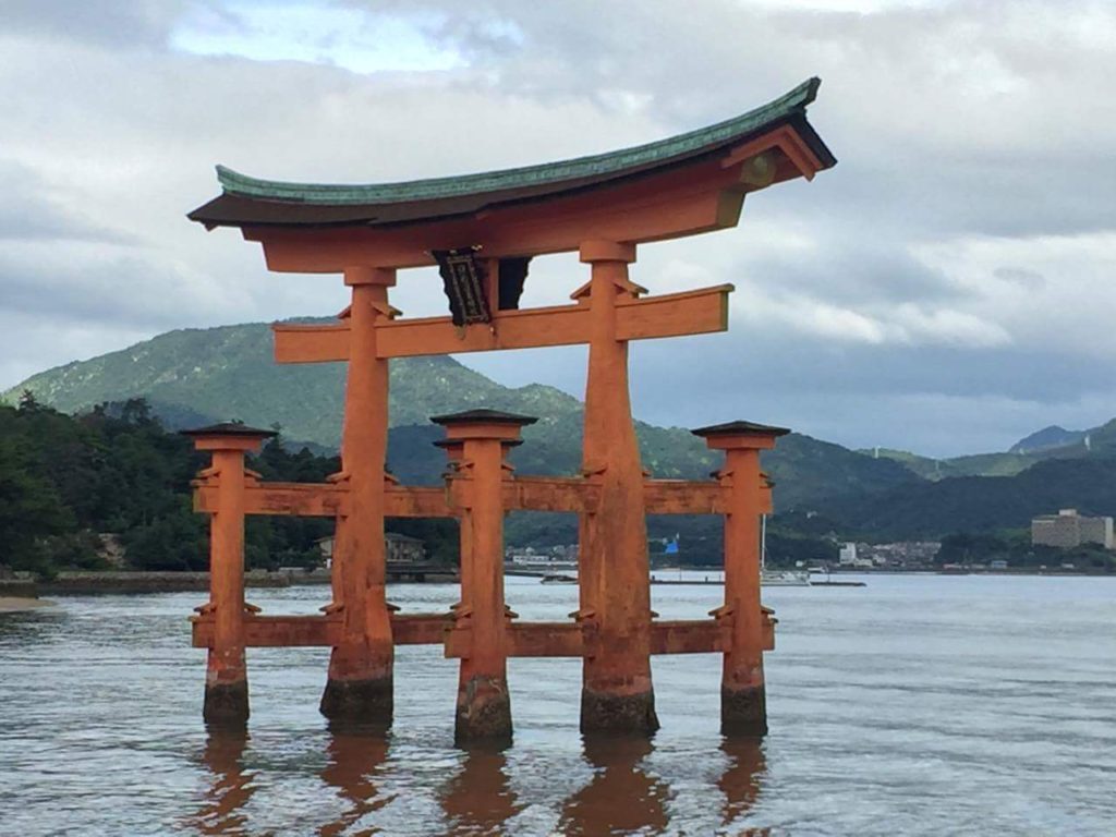 Torii flottant à Miyajima (préfecture d'Hiroshima)