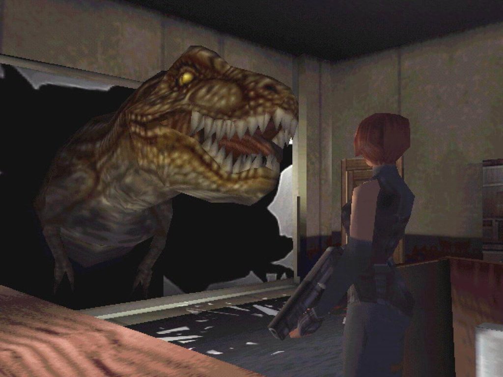 Capture d'écran de Dino Crisis.