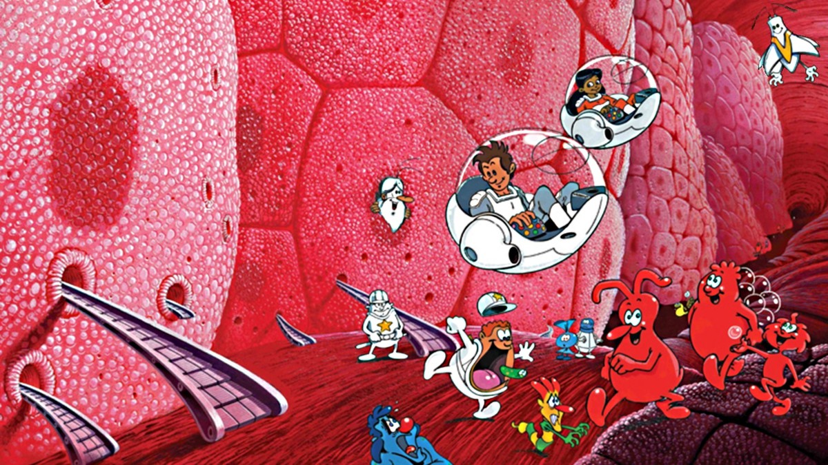 Dessin animé système immunitaire pour enfants