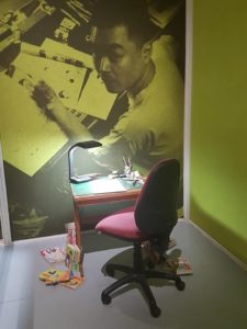 Bureau du mangaka Fukutani Takashi, auteur du Vagabond de Tokyo