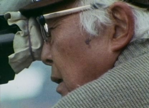 Ishiro Honda sur le tournage de Kagemusha dans A.K Akira Kuosawa de Chris Marker.