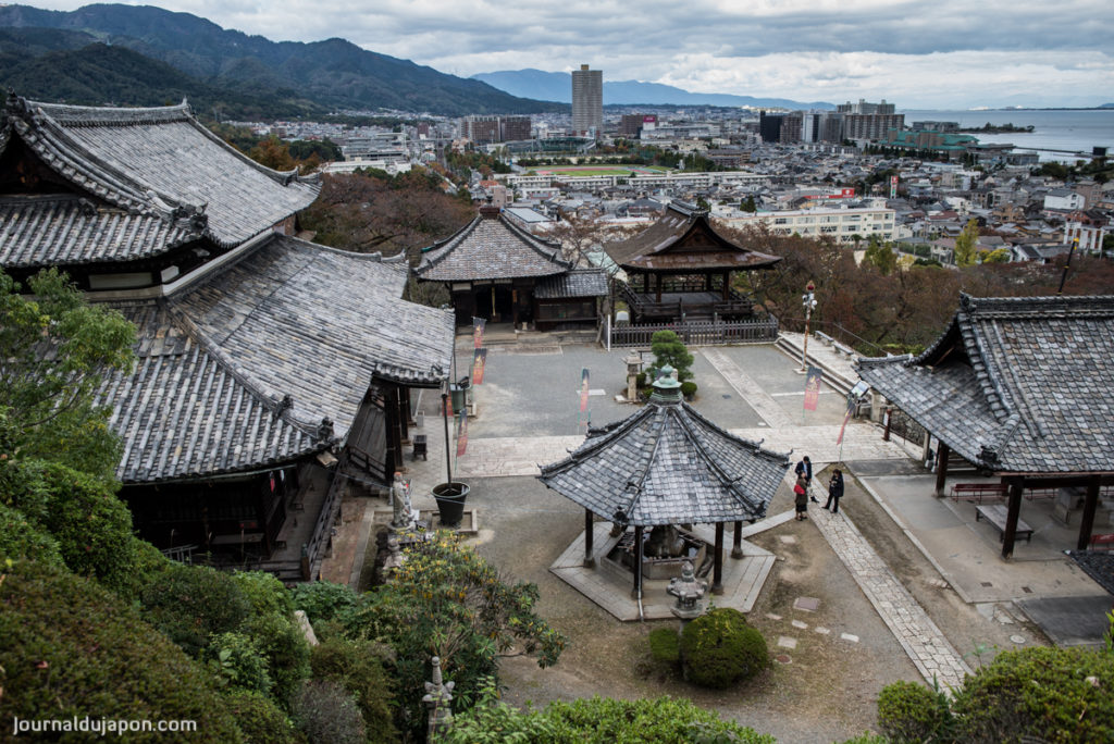 La vue depuis le Miidera
