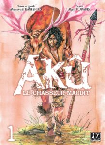 Couverture du tome 1 de Aku le chasseur chez Pika