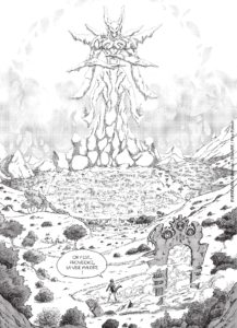 Page tiré du tome 1 de Everdark chez Pika