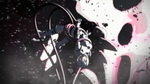 Gauna en plein repas dans Knights of Sidonia