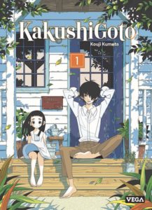 Couverture du tome 1 de Kakushigoto chez Vega Editions
