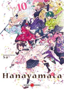 Couverture du dernier volume de Hanayamata chez Doki Doki