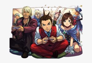 Apollo Justice jeux vidéos Ace Attorney Vérité Gavin artwork