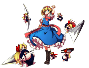 baba seimaijou Alice Margatroid Touhou ZUN fanart fighting