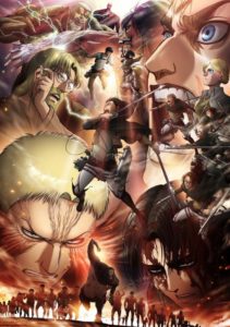 Attaque des titans saison 3 partie 2 poster shiganshina arc shingeki no kyojin
