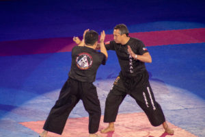 Photographie d'eskrima à mains nues