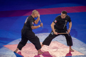 Photographie d'eskrima au festival d'arts martiaux