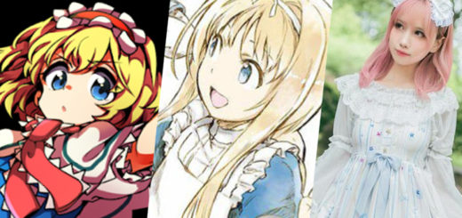 Trois Alices différentes issues de la culture japonaise