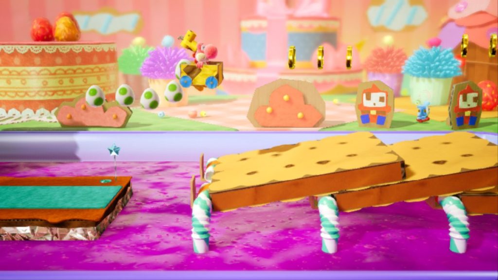 Yoshi's crafted world niveau sucreries