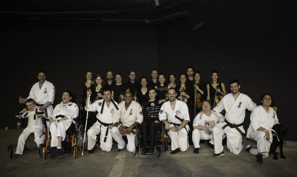 Les membres de No Difference présents au Festival d'Arts Martiaux