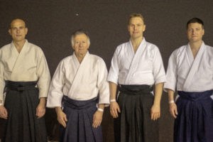 Équipe d'aïkido présente au Festival d'arts martiaux