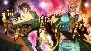 Caesar Zeppeli Joseph Joestar JoJo Pose