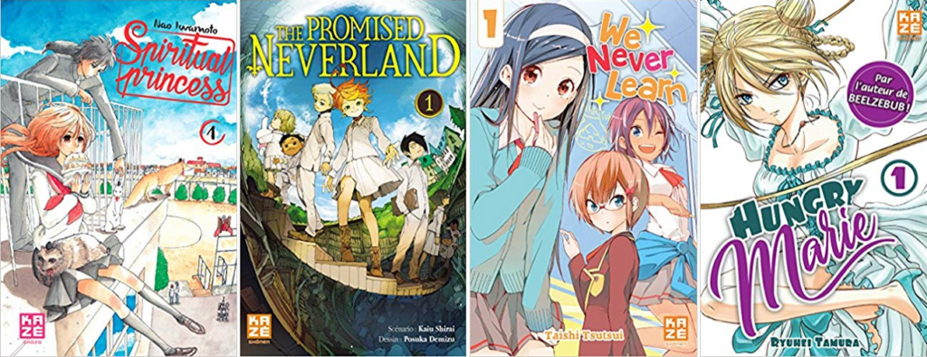 Kazé Nouveautés 2018