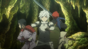 Image tirée de la 2e saison de DanMachi - Familia Myth