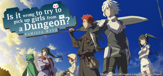 Une de l'anime DanMachi - Familia Myth