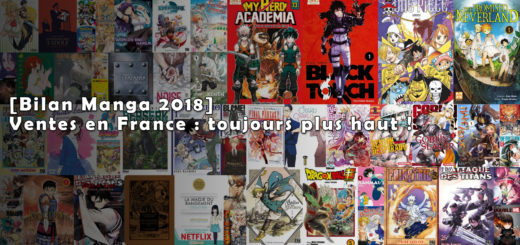 UNE Manga Ventes France 2018