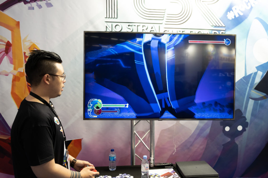 Jarold SNG devant la démo de NSR - Metronomik © 2019